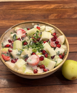 Ber Apple Salad | Indian Jujube Apple Salad | Healthy Winter Salad | Ber Salad — recipe by Renu Dalal
